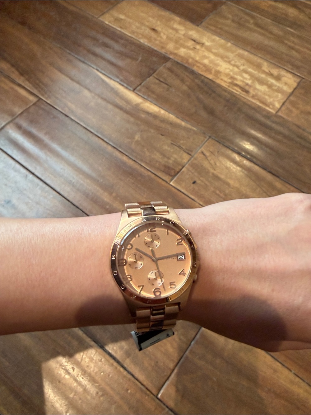 Marc Jacobs Rosegold Stainless Steel Chronograph Bracelet Watch